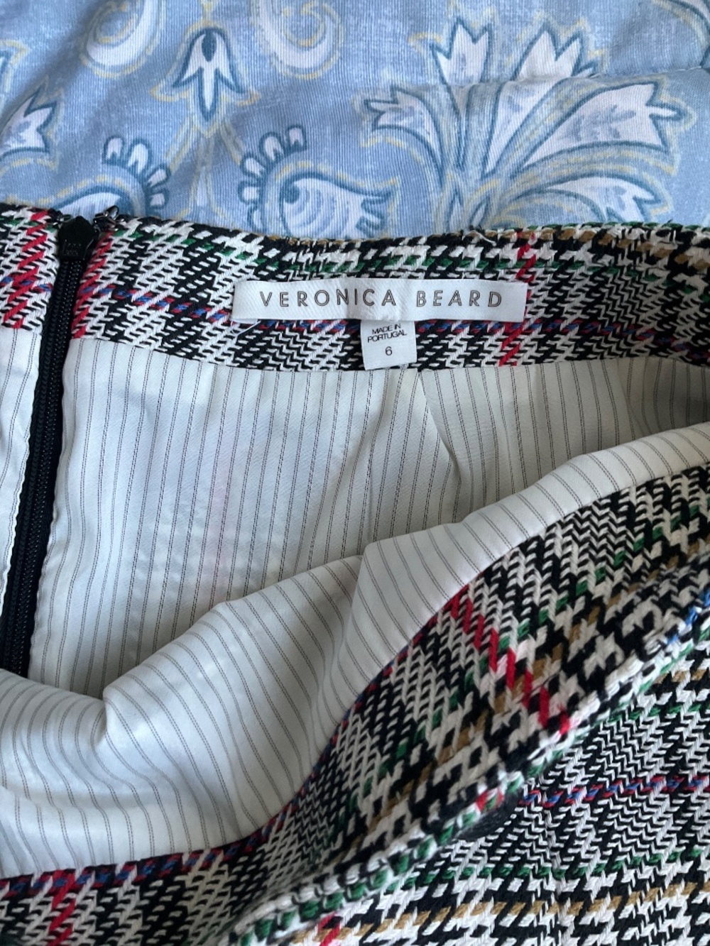 Veronica Beard Plaid Mimi Skirt - Picture 4 of 6